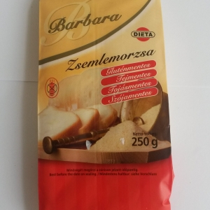 Barbara gluténmentes zsemlemorzsa 250 g