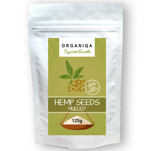 Organiqa Bio hántolt kendermag (Cannabis sativa) 100%, 125 g