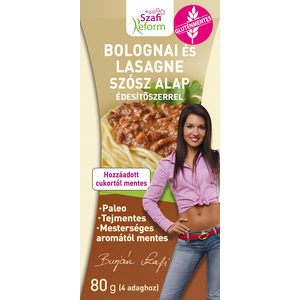 Szafi Reform Bolognai és lasagne szósz alap édesítőszerrel 80 g