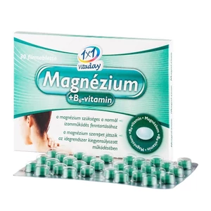 1x1 Vitaday Magnézium + b6-vitamin Filmtabletta 30 db