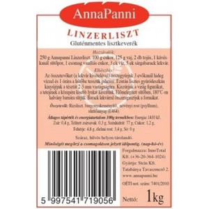 AnnaPanni gluténmentes linzerliszt, 1000 g