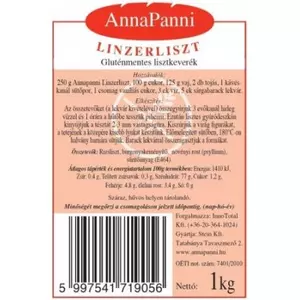 AnnaPanni gluténmentes linzerliszt, 1000 g