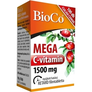 Bioco mega c-vitamin 1500 mg filmtabl.