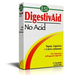 ESI Digestiv Aid - No Acid, természetes savlekötő, lúgosító tabletta 12db