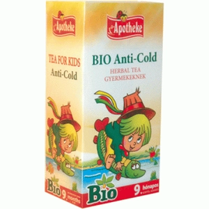 Apotheke bio gyermek tea Anti-cold Herbal, 20 filter, 30g