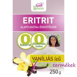 Szafi Reform Vaníliás ízű eritrit (eritritol), 250 g