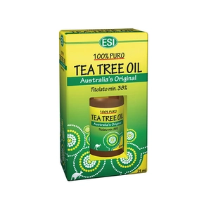 ESI 100%-os Teafa olaj, gyógyszerkönyvi tisztaságú, 25 ml