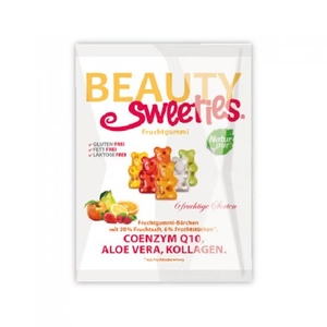 Beauty Sweeties gluténmentes vegán gumicukor macik, 125 g