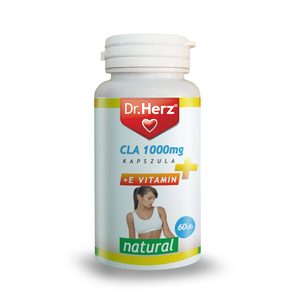 Dr. Herz CLA 1000 mg + E-vitamin, 60 db kapszula