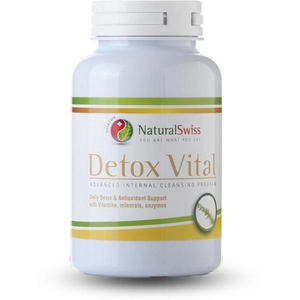 NaturalSwiss Detox Vital immunerősítő antioxidáns formula, 90 kapszula