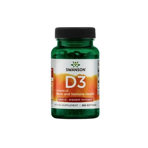 Swanson D3 Vitamin kapszula 2000Ne 250 db