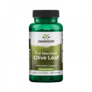 Swanson Oliva Levél kapszula 400 mg, 60 db