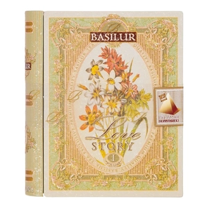 Basilur Miniature Love Story Volume 1, fém díszdobozos teakönyv, 10 g - 70487