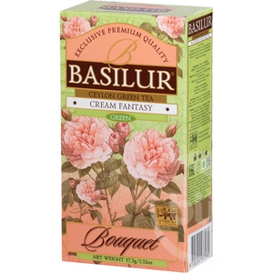 Basilur bouquet cream fantasy zöld tea 25 filter 37,5 g - 71765