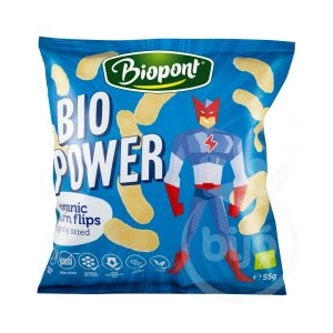 Biopont Bio Power Extrudált Kukorica Enyhén Sós Gluténmentes, 50 g