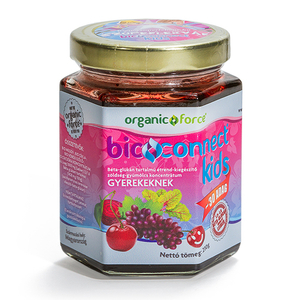 Bioconnect Kids szuperlekvár béta-glükánnal, gyümölcs-zöldség koncentrátum gyerekeknek 210 g