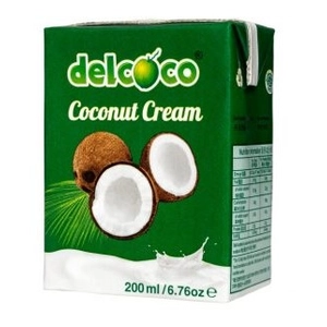 Del Coco 24% zsírtartalmú kókusztejszín, 200 ml