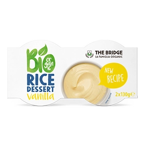 The Bridge bio rizs desszert 2x130g, vaníliás