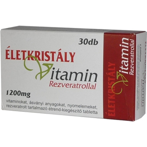 Életkristály vitamin rezveratrollal, 30 db