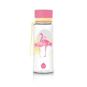 MyEqua BPA-mentes műanyag kulacs - Flamingó, 600 ml