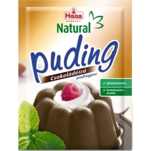Haas Natural puding, 44 g - csokoládés