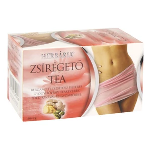 Herbária Zsírégető tea – bergamott, zöld kávé, gyömbér, 20 filter