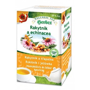 Herbex Homoktövis és bíbor kasvirág tea, 20 filter