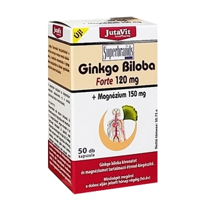 JutaVit Ginkgo Biloba Forte 120 mg + Mg 150 mg, 50 db kapszula