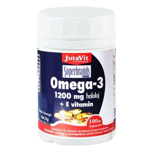 Jutavit Omega-3 halolaj 1200 mg + E-vitamin kapszula, 100 db
