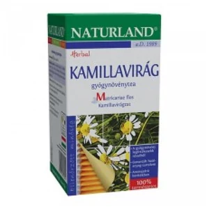 Naturland Kamillavirág tea filteres, 25x1 g