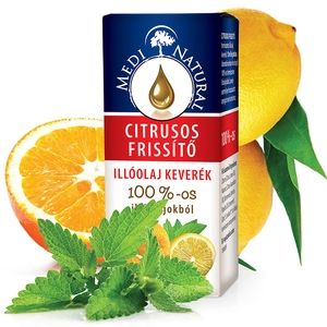 Medinatural Citrusos frissítő természetes illóolaj keverék, 10 ml