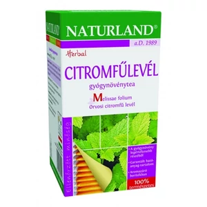Naturland Citromfűlevél filtertea, 25x1g