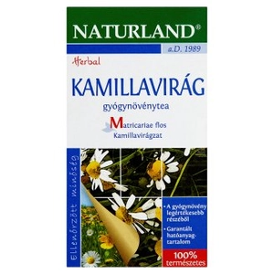Naturland Kamillavirág gyógynövénytea, 20 x 1,4 g filter
