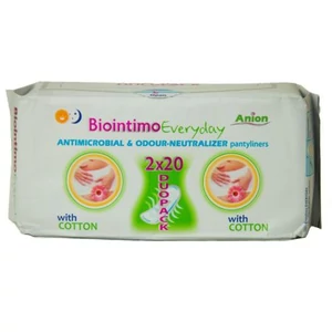 Biointimo Everyday Tisztasági betét duopack, 2*20 db