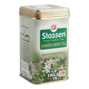 Stassen Fémdobozos jázminos zöld tea, 100 g