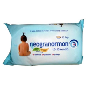 Neogranormon törlőkendő aloe + kamilla, 55 db