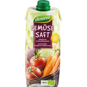 Dennree bio vegyes zöldséglé, 500 ml