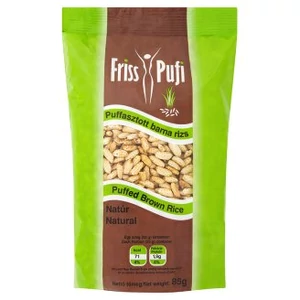 Friss pufi puffasztott barna rizs, 85 g