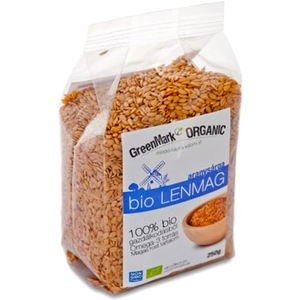 GreenMark bio aranysárga lenmag, 250 g