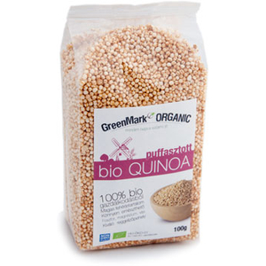 GreenMark bio fehér puffasztott quinoa 100 g