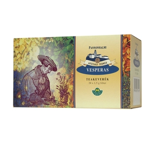 Pannonhalmi Vesperas, elalvást segítő tea, 20 filter