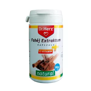 Dr. Herz fahéj extraktum + C-vitamin, 90 db kapszula