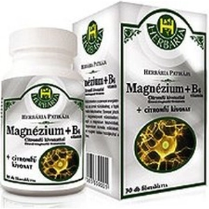 Herbária Magnézium + B6 + citromfű filmtabletta, 30 db