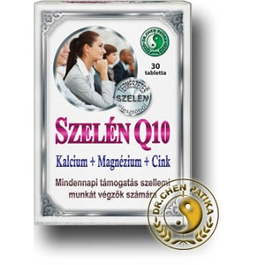 Dr. Chen Szelén Q10 Kalcium + Magnézium + Cink tabletta, 30 db