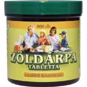 Zöldvér 100%-os zöldárpa tabletta, 300 db