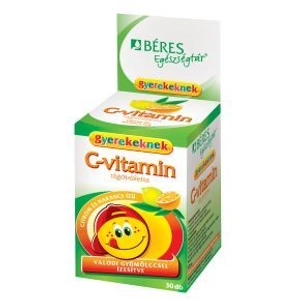 Béres C-vitamin rágótabletta gyerekeknek, 30 db