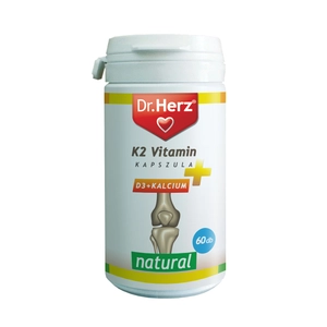 Dr. Herz K2 vitamin + D3 + Kalcium kapszula, 60 db