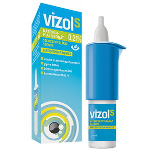 VIZOLS 021százalékos szemcsepp ENYHE szemszárazságra 10 ml