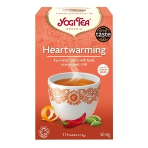 Yogi Bio Életöröm tea, HEARTWARMING, 17 filter