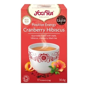 Yogi Bio Pozitív energia tea, CRANBERRY HIBISCUS, 17 filter